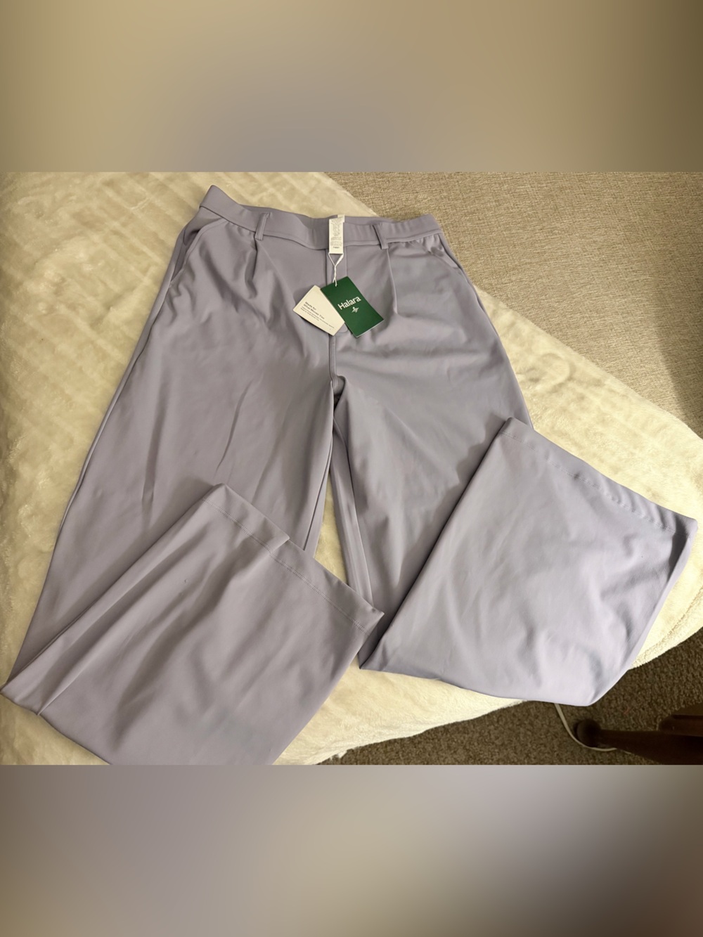 HALARA Flex wide leg work pants   Grey.